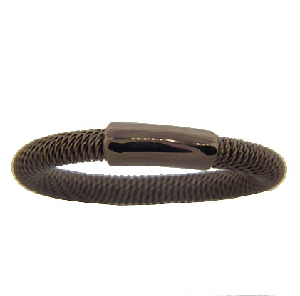 anillo oruga simple chocolate